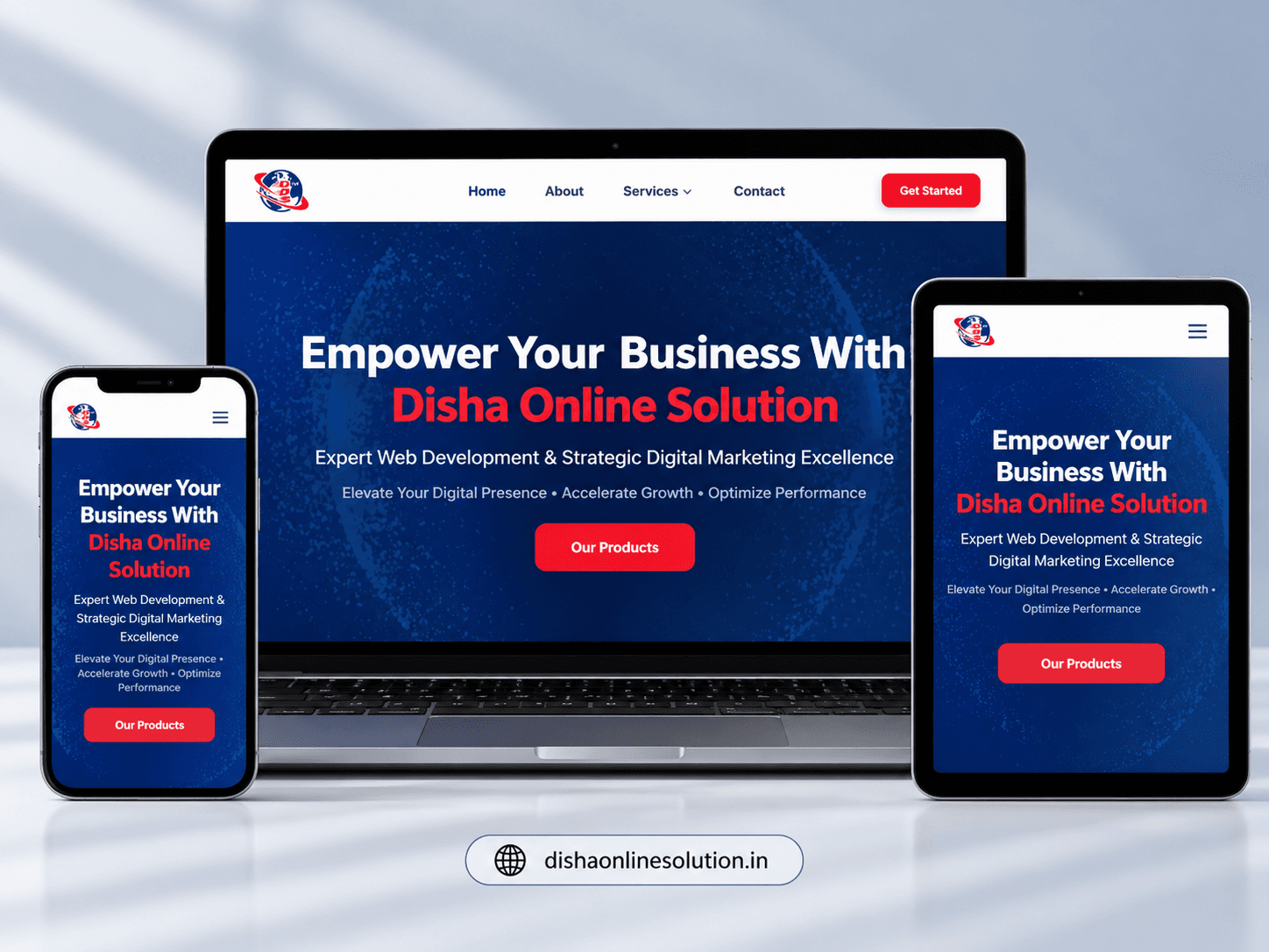 dishaonlinesolution.in preview